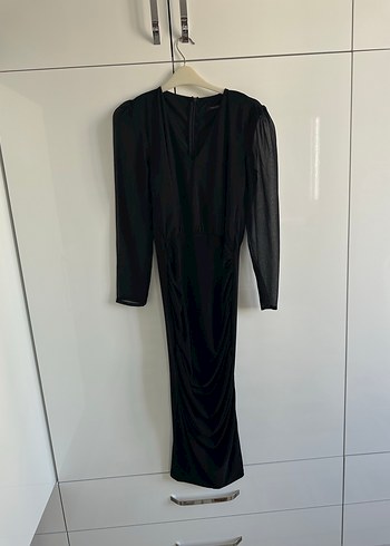 Siyah Kadın elbise - Görsel 4