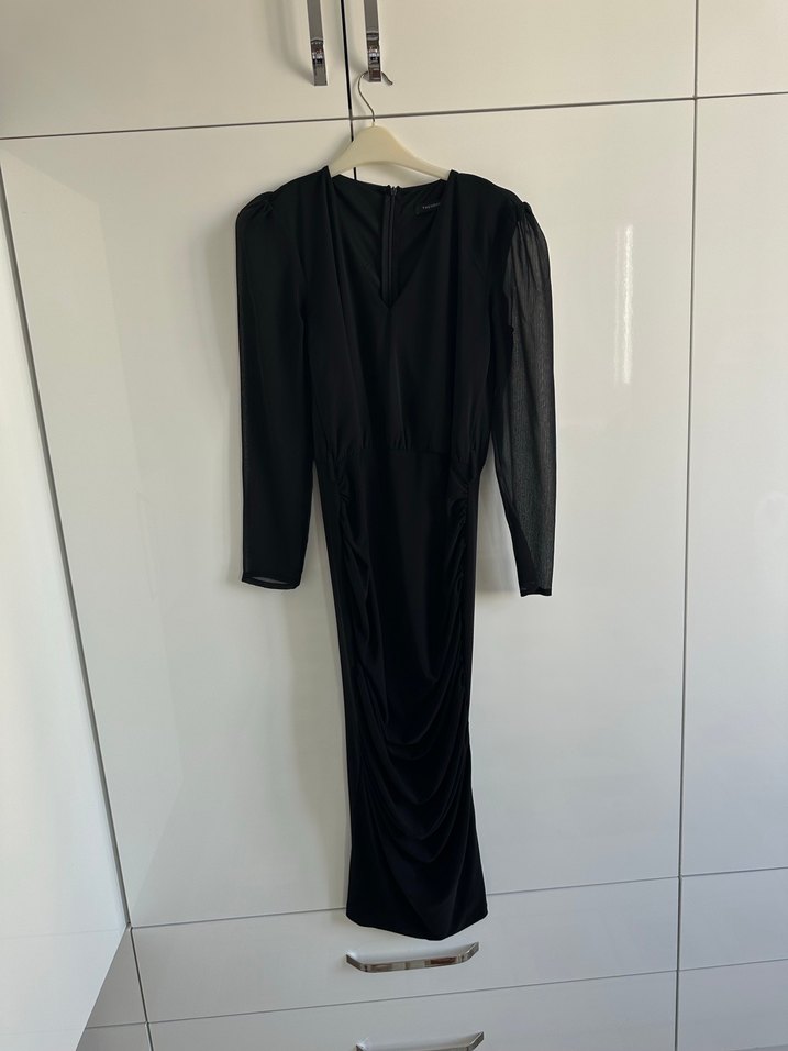 Siyah Kadın elbise - Görsel 4