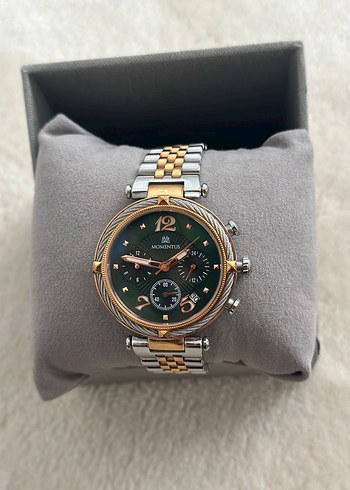 Momentus Altın Detaylı Modern Klasik Kadın Saati - Görsel 6