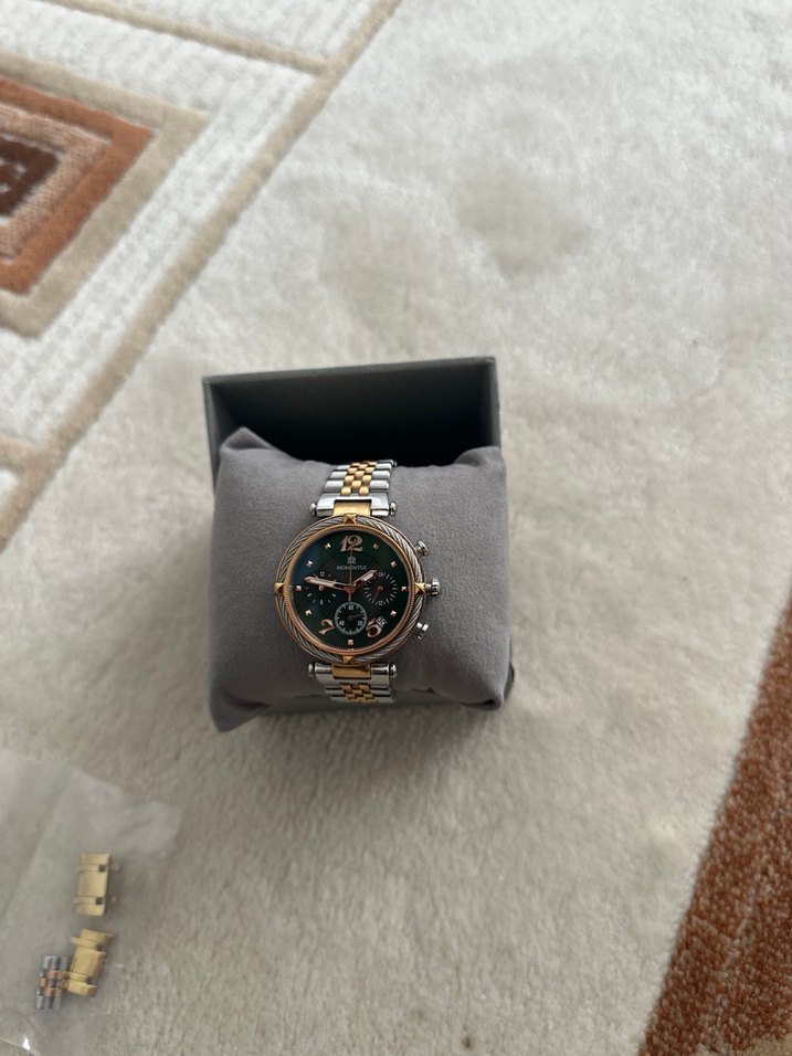 Momentus Altın Detaylı Modern Klasik Kadın Saati - Görsel 3