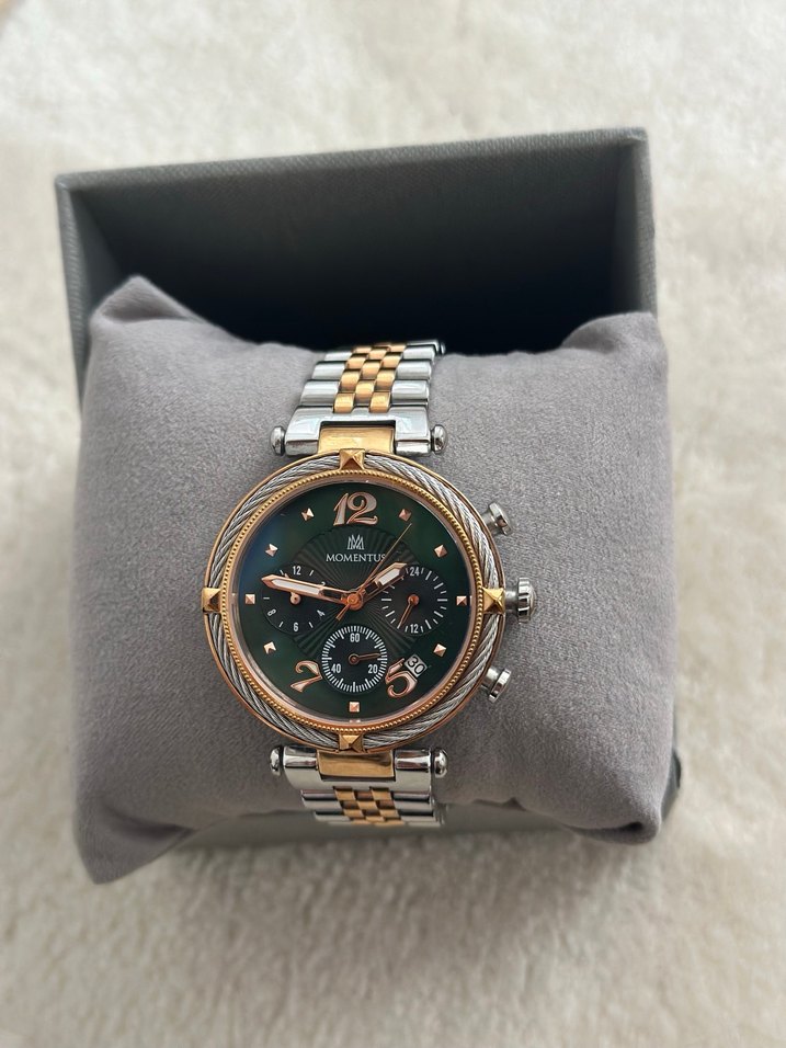 Momentus Altın Detaylı Modern Klasik Kadın Saati - Görsel 5