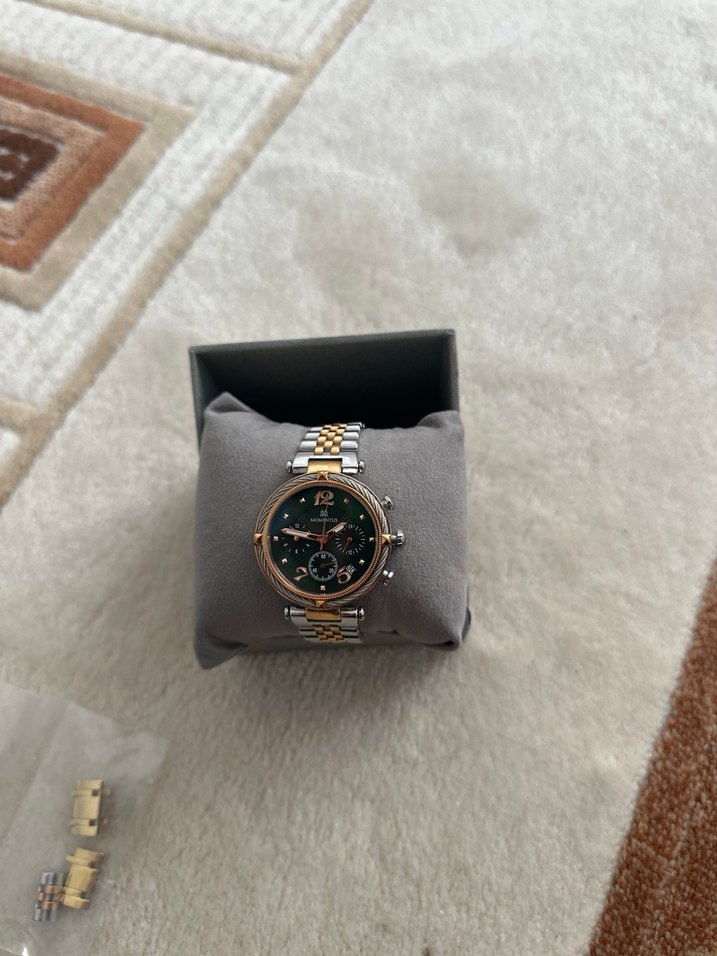 Momentus Altın Detaylı Modern Klasik Kadın Saati - Görsel 4