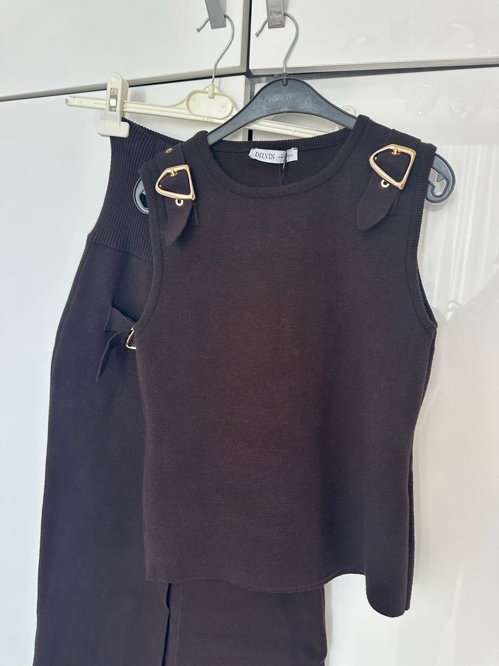 Dilvin Kahverengi  Kadın Takım - Görsel 2