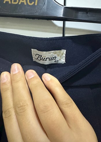 42 Beden Kadın Lacivert Uzun Kumaş Pantolon