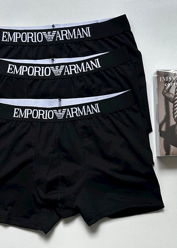 Emporio Armani Siyah Erkek Boxer 3'lü Paket