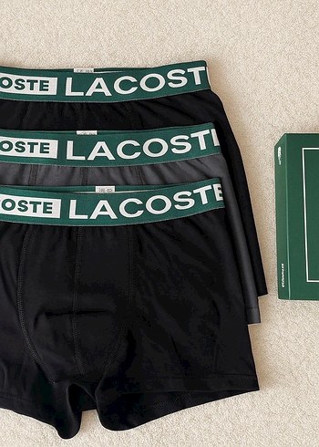 Lacoste Erkek Yeşil Baskılı Atletik Boxer