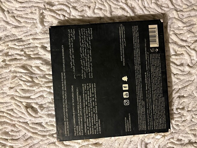Beden Renk Huda beauty highlighter paleti