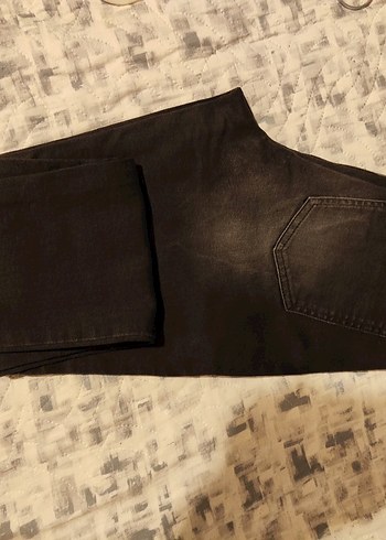 30 Beden Gri Kadın bilek boy Kot Pantolon