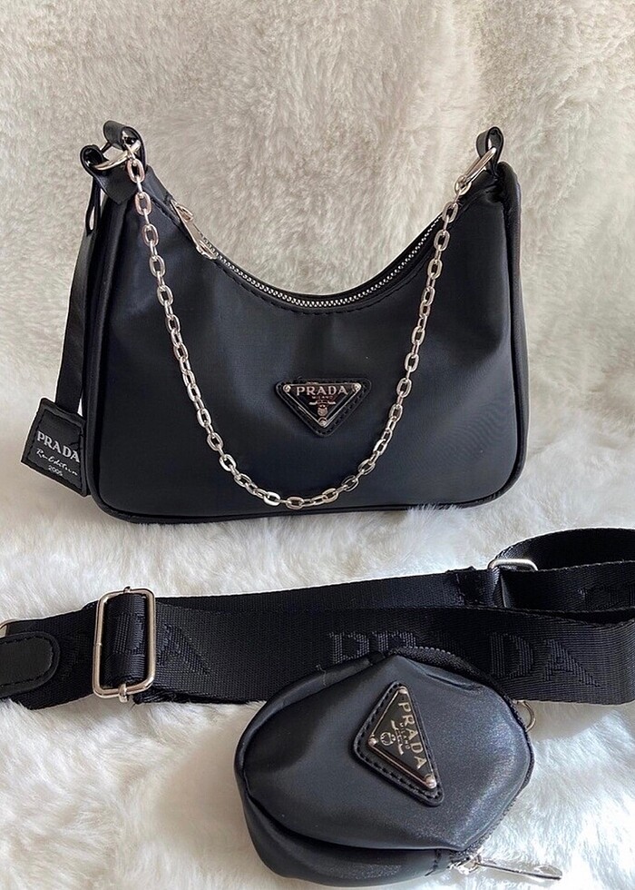 PRADA SİYAH ÇANTA - Görsel 2