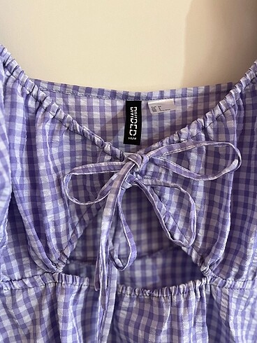 H&M H&M Kareli Desenli Elbise