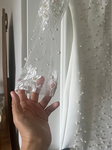 m Beden beyaz Renk Tasarım nikah elbisesi