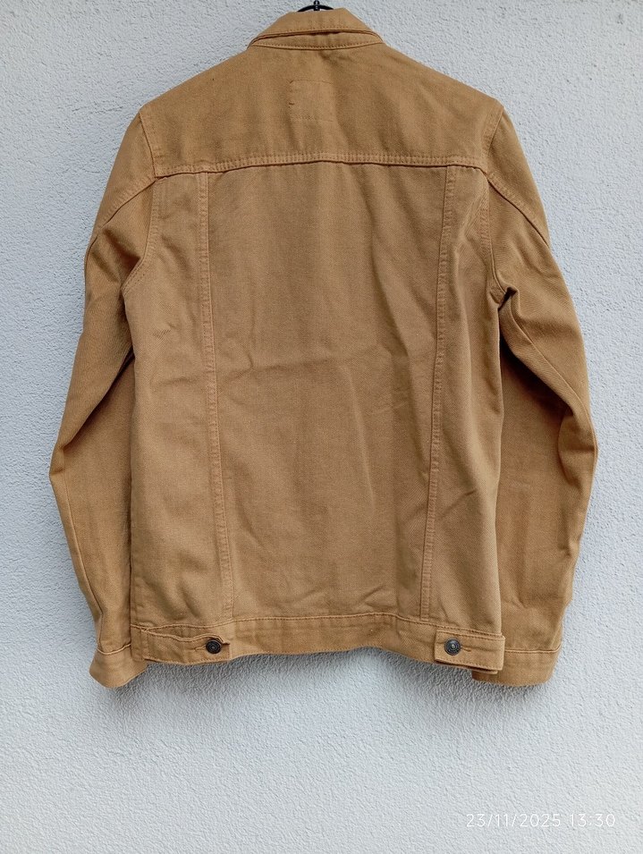 Camel Rengi Kot Ceket - Görsel 5