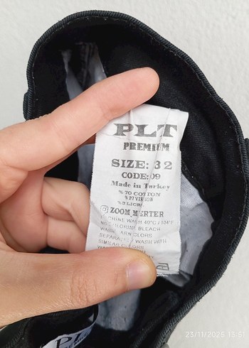 Siyah Erkek Denim Pantolon Regular Fit - Görsel 5