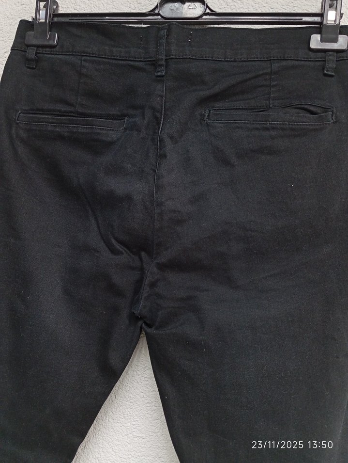 Siyah Erkek Denim Pantolon Regular Fit - Görsel 4