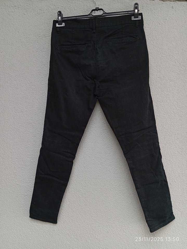 Siyah Erkek Denim Pantolon Regular Fit - Görsel 3