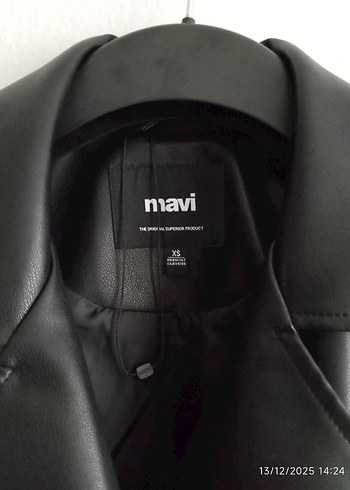 Kadın Siyah Deri Biker Ceket - Görsel 6