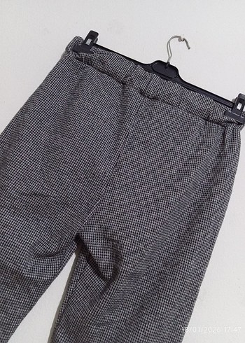 Gri Bol Kesim Kadın Eşofman Altı - Görsel 5