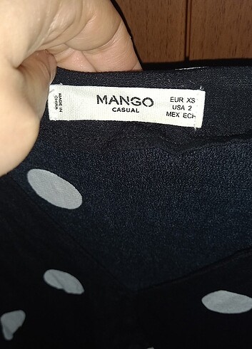 xs Beden MANGO Puantiyeli Elbüse