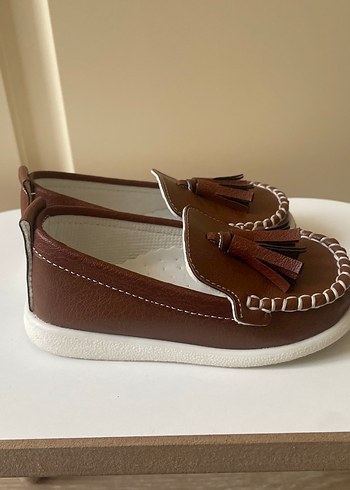 Kahverengi Deri Püsküllü Erkek Çocuk Ayakkabısı - Görsel 2