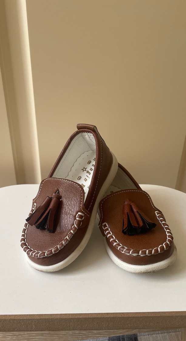 Kahverengi Deri Püsküllü Erkek Çocuk Ayakkabısı - Görsel 4