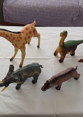 Oyuncak Hayvan Figürleri Büyük Boy (5 adet)