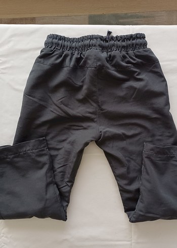 24-36 Ay Beden Gri Düz Kesim Lastikli Erkek Çocuk Polar Astarlı Pantolon
