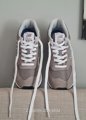 Orjinal faturalı New Balance gri 574. Ayakkabı abd den geldiği b