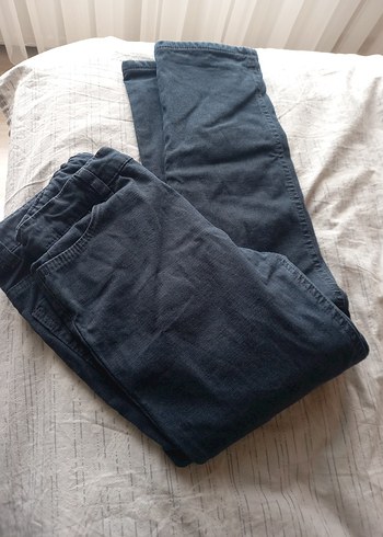 lacivert Erkek Çocuk Bol Kesim Denim Pantolon