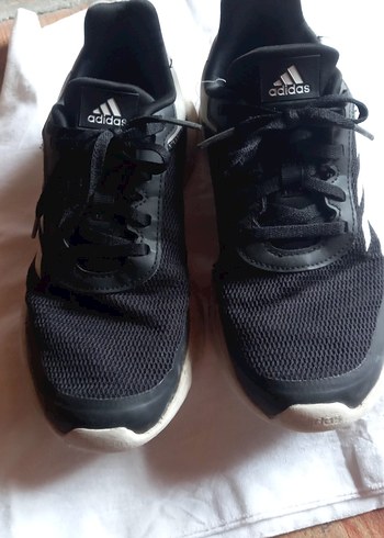 Adidas Siyah Bağcıklı çocuk spor Ayakkabı