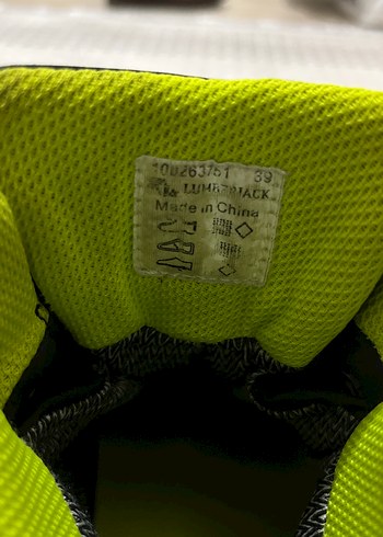 Sarı Erkek Bağcıklı Kauçuk Bot 39 numara - Görsel 4