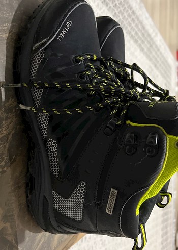 Sarı Erkek Bağcıklı Kauçuk Bot 39 numara - Görsel 2