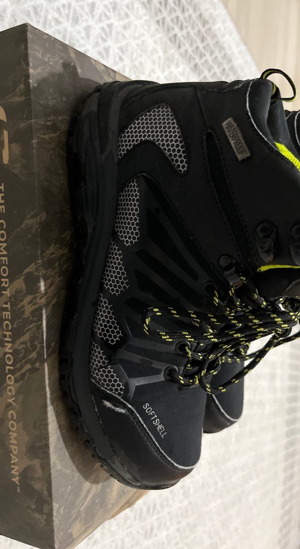 Sarı Erkek  Bağcıklı Kauçuk Bot 39 numara - Görsel 3