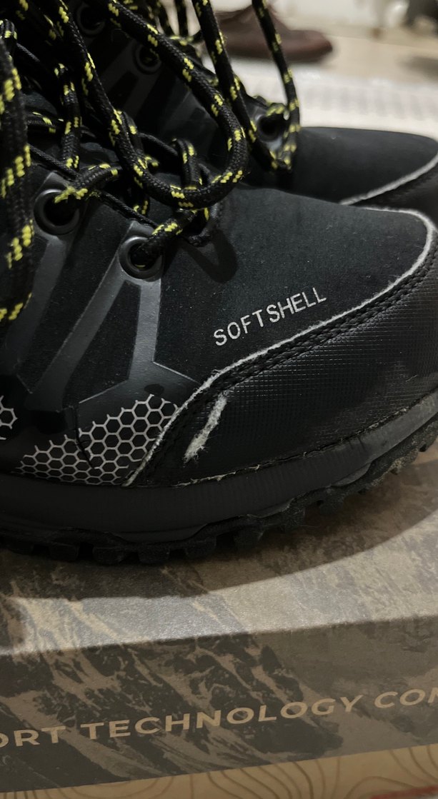 Sarı Erkek  Bağcıklı Kauçuk Bot 39 numara - Görsel 5