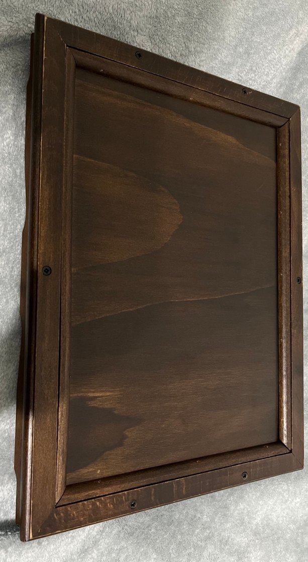 Kahverengi Ahşap Çerçeveli tel kırma tepsi - Görsel 2