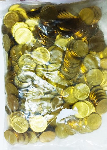 2005 1 Yeni Kuruş Orijinal Darphane Poşetinde 400 Adet Çill..