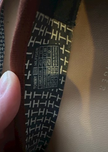 Tommy Hilfiger Kahverengi Tokalı Kadın babet Ayakkabı