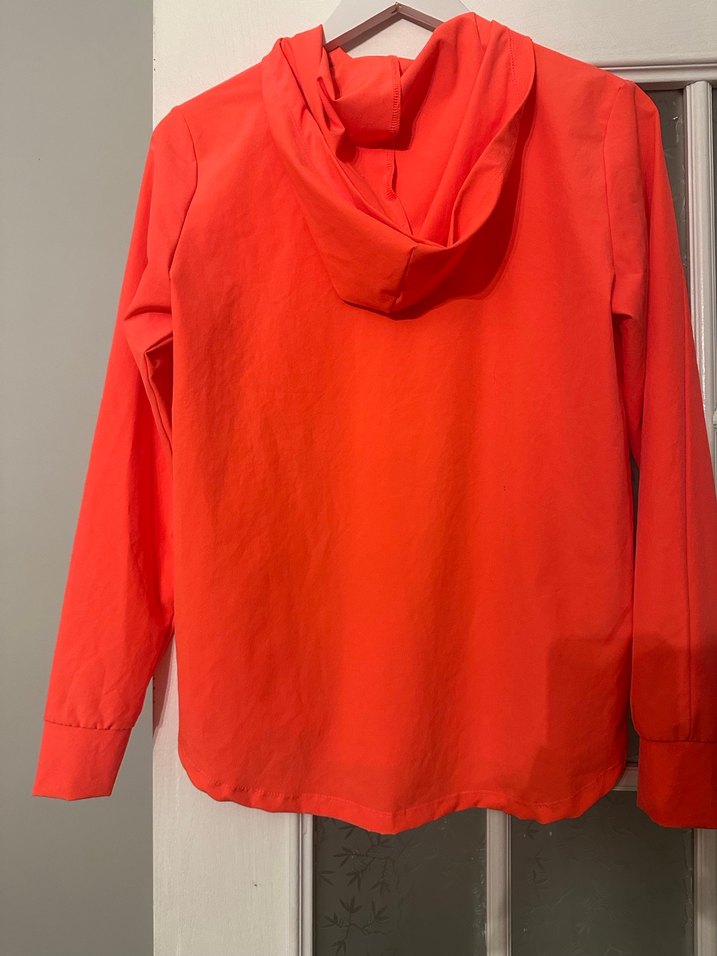 Neon  renkte Fermuarlı Kadın Spor Ceket - Görsel 2