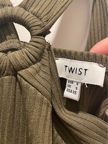 s Beden Twist Şık Bluz
