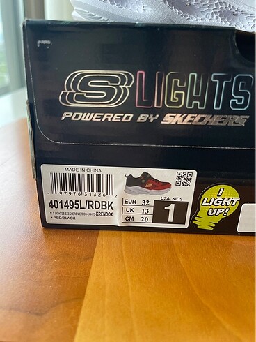 32 Beden Skechers Erkek Çocuk ışıklı Ayakkabısı