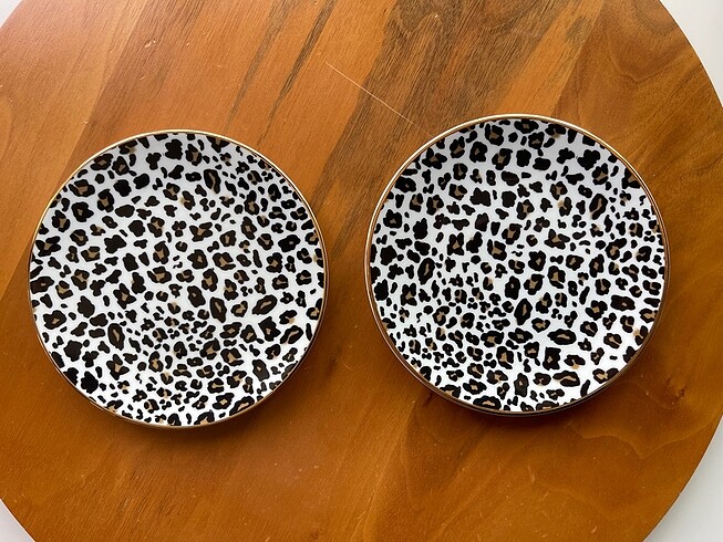H&M Home Leopar Kupa Altı Tabakları