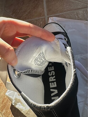 37 Beden siyah Renk Converse All Star