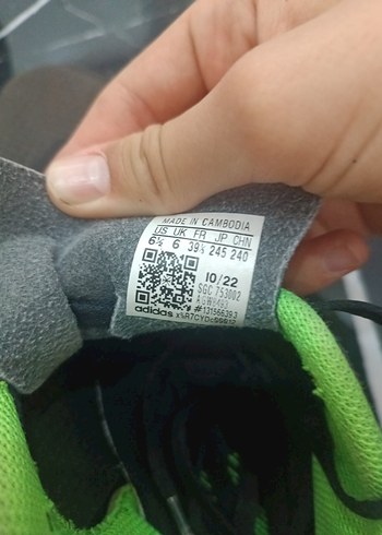 39 Beden Adidas Erkek Futbol Ayakkabısı Siyah