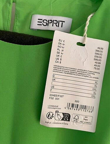 xl Beden Esprıt yenı