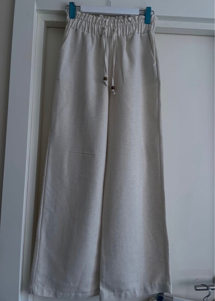 Yenı keten pantalon - Görsel 3