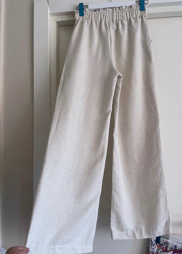 Yenı keten pantalon - Görsel 4
