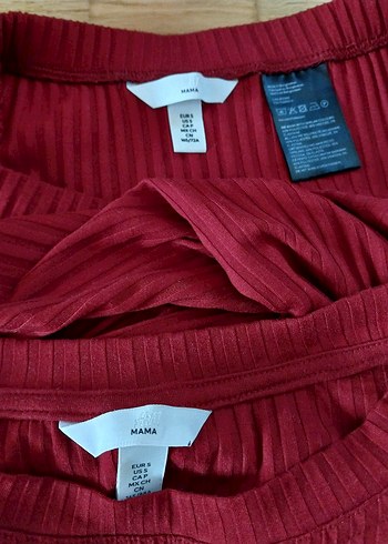 h&m mama 2 parça üst ve etek seti - Görsel 2
