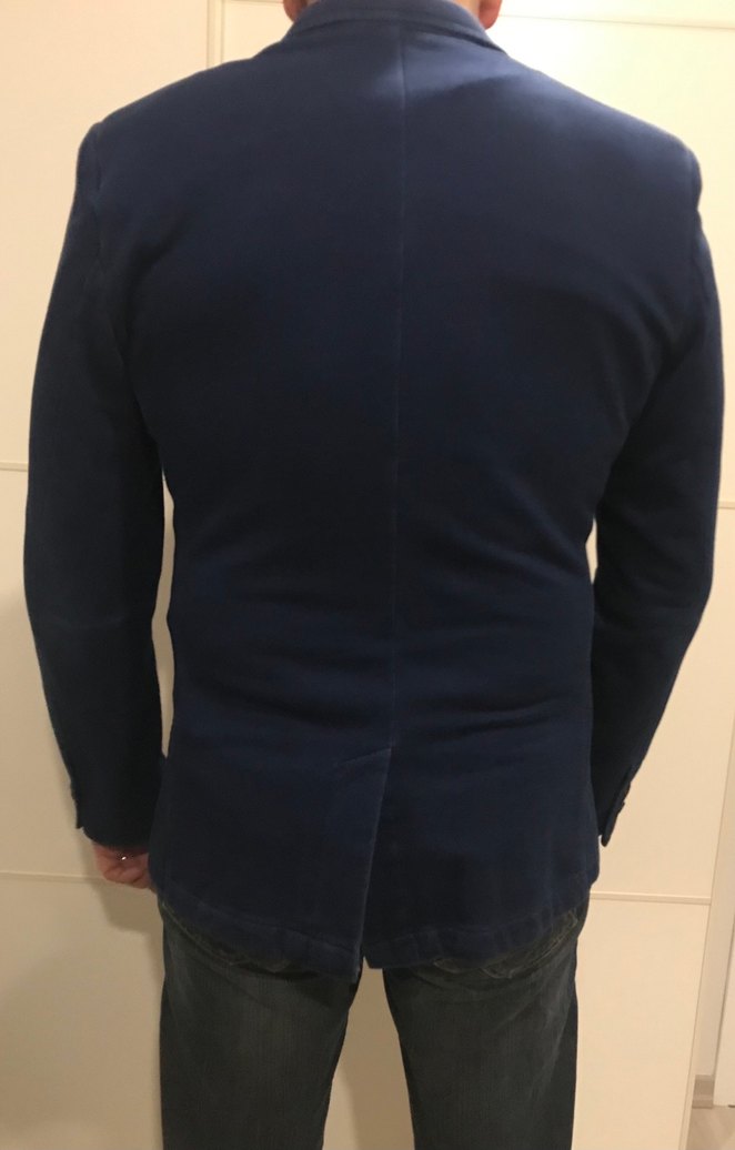 Erkek Lacivert Denim Ceket Düğmeli #Mudo y - Görsel 3