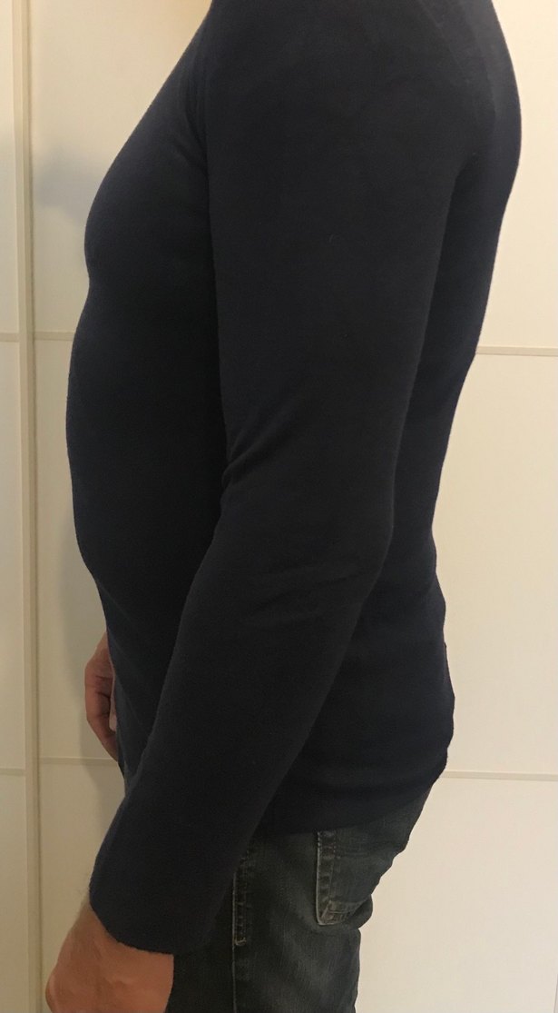 Erkek Siyah Dar Kesim Uzun Kollu #Sweat - Görsel 3