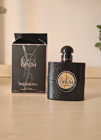 YSL Black Opium Orjinal Boş Şişesi ve Kutusu 50 ml