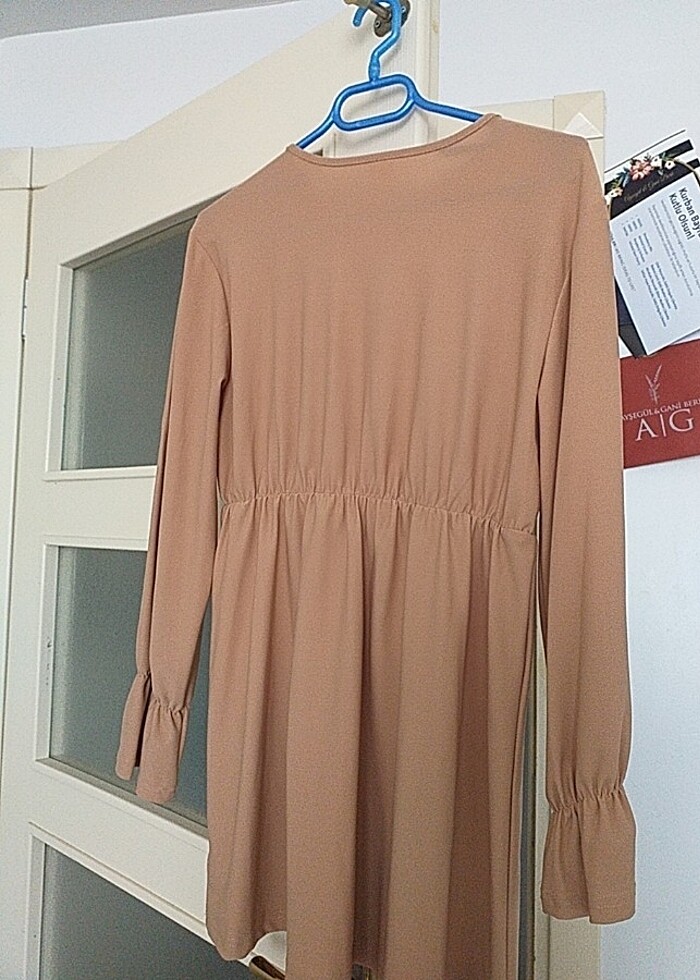 Beli büzgülü Tunik bluz - Görsel 3